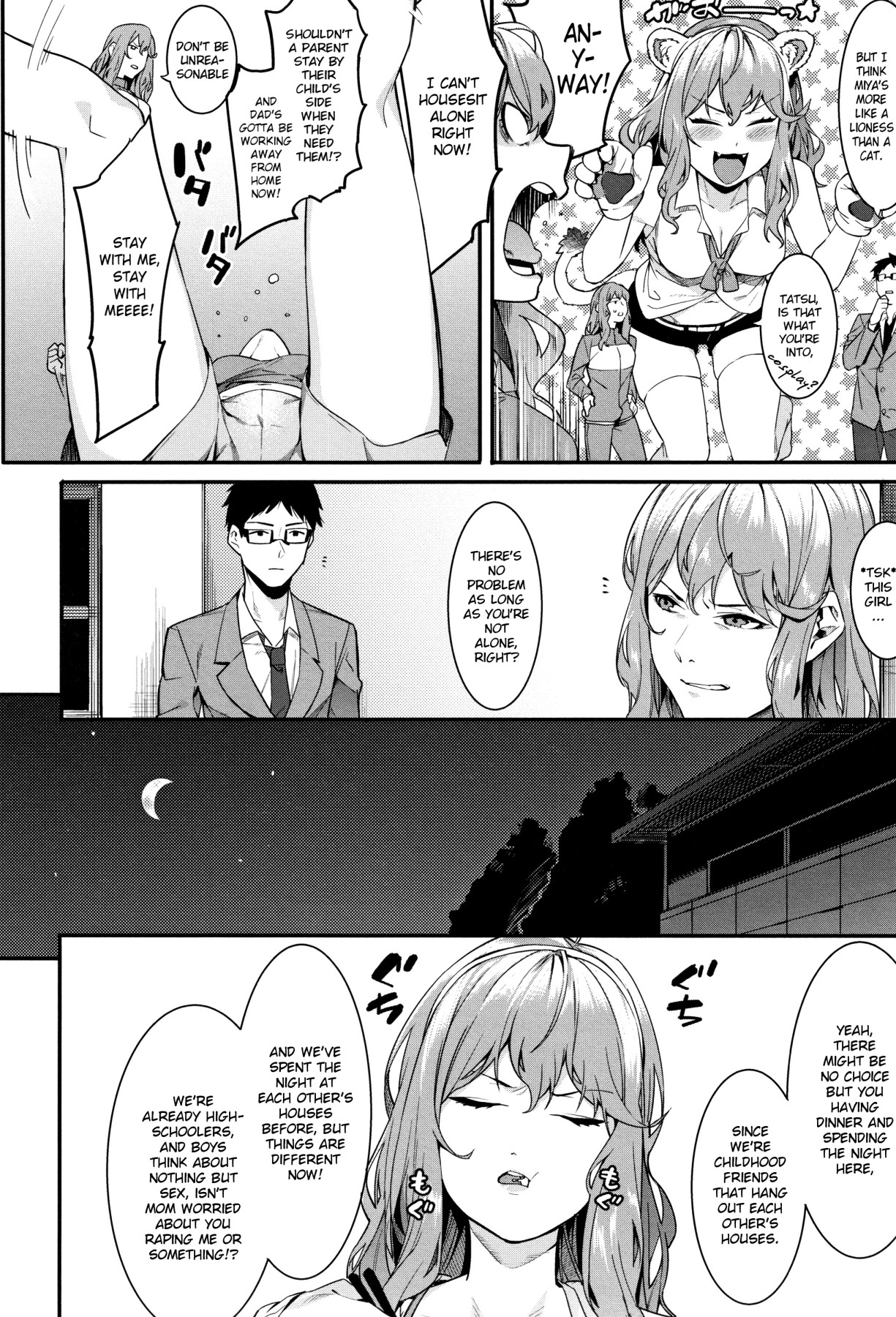 Hentai Manga Comic-Stay by My Side Just for Tonight-Read-6